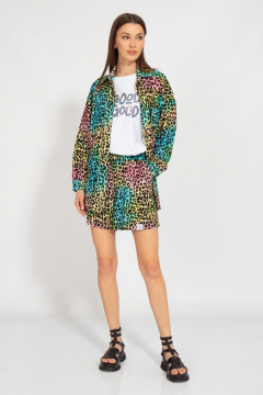 Летний костюм из штапеля с шортами и рубашкой Kivviwear 31264089.02 - фото 4