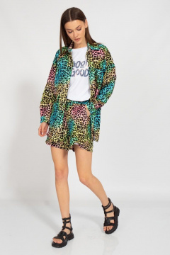 Летний костюм из штапеля с шортами и рубашкой Kivviwear 31264089.02 - фото 3