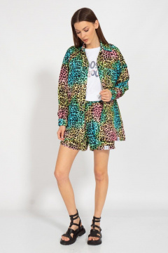 Летний костюм из штапеля с шортами и рубашкой Kivviwear 31264089.02 - фото 1