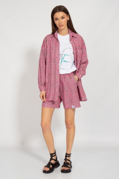 Летний набор из штапеля с шортами и рубашкой Kivviwear 31264089.03 - фото 2