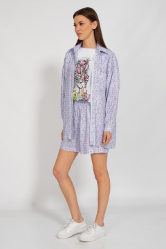 Летний костюм из штапеля с шортами и рубашкой Kivviwear 31264089.04 - фото 5