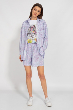 Летний костюм из штапеля с шортами и рубашкой Kivviwear 31264089.04 - фото 4