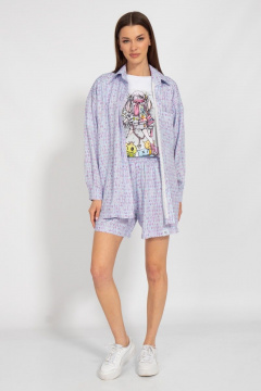 Летний костюм из штапеля с шортами и рубашкой Kivviwear 31264089.04 - фото 2