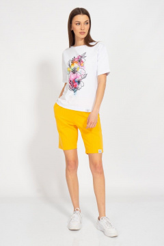 Футболка летняя свободный крой из хлопкового трикотажа Kivviwear 4026.121 - фото 3