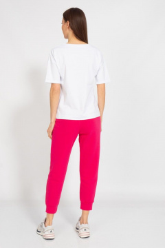 Футболка свободного кроя с золотым принтом для лета Kivviwear 4026.125 - фото 5