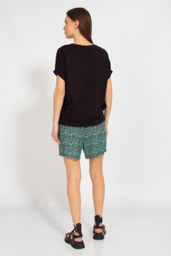 Майка летучая мышь из трикотажа хлопка Kivviwear 4072.09 - фото 5