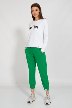 Свитшот укороченный с логотипом BALANCE из хлопка Kivviwear 4078.20 - фото 2