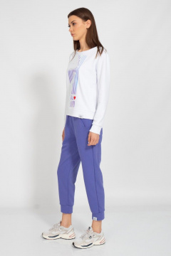 Круглогодичный белый свитшот с логотипом BALANCE Kivviwear 4078.23 - фото 5