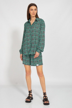 Вискозный костюм рубашка и шорты с карманами Kivviwear 40884089.05 - фото 4