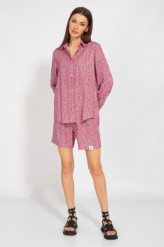 Рубашка и шорты из вискозы для летнего образа Kivviwear 40884089.07 - фото 3