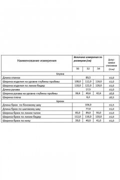 Ленодизайнерский костюм с вышивкой и брюками Палаццо Lissana 4741 джинс - фото 3
