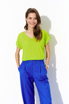 Блуза Luitui R5051 салатовый - фото 1