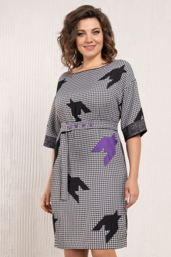 Элегантное хлопковое платье полуприлегающего силуэта Avanti С-118-1 - фото 1