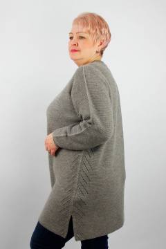 Джемпер расширенный реглан из шерсти бежевый для демисезона Полесье С1420-22 3С3001-Д43 158,164 св.дюна - фото 2