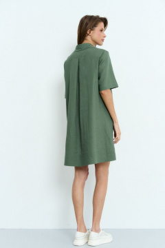 Платье Luitui R1072 хаки - фото 4