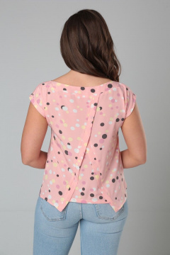 Блуза летняя полуприлегающая с ассиметричной спинкой Modema м.212/6 - фото 3