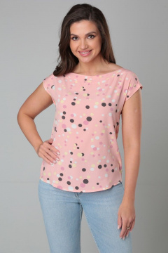 Блуза летняя полуприлегающая с ассиметричной спинкой Modema м.212/6 - фото 1