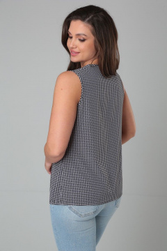 Блуза летняя без рукавов с ветровочной сборкой Modema м.216/5 - фото 3
