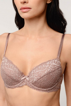Оригинальный бюстгальтер с кружевом и пуш-апом Milady 177 19.1 - фото 3
