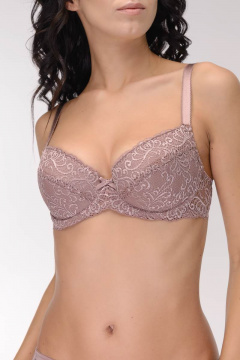 Оригинальный бюстгальтер с кружевом и пуш-апом Milady 177 19.1 - фото 2