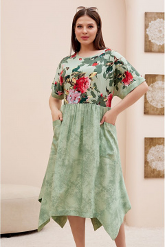 Летнее платье в стиле Бохо с настрочными карманами Lissana 4725 - фото 2