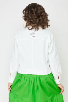 Жакет прямого силуэта на каждый день из текстиля Solomeya Lux 346M - фото 2