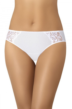Круглогодичные женские трусы из хлопка с кружевом Teyli 122 белый - фото 1