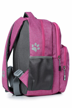 Рюкзак розовый с двумя отделениями и объемным карманом Galanteya 43322.23с409к45 розовый - фото 4