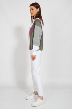 Демисезонный костюм из хлопка с мутицветными свитшотами Kivviwear 31063109.03 - фото 5