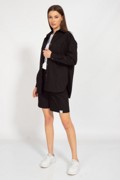 Джинсовый костюм рубашка и шорты для ежедневноности Kivviwear 41003071.14 - фото 1