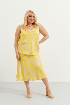 Женская юбка из вискозы свободная длина в бельевом стиле Ketty К-04650 - фото 1