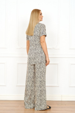 Классический костюм с широкими брюками и жакетом на подкладке Azzara 905 - фото 5