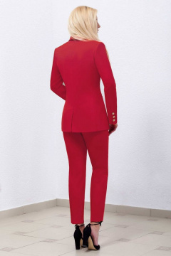 Классический костюм из костюмной ткани с зауженными брюками Azzara 928К - фото 2