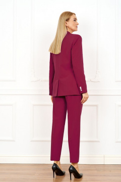 Классический костюм с приталенным жакетом и зауженными брюками Azzara 928М - фото 5