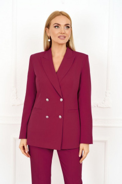 Классический костюм с приталенным жакетом и зауженными брюками Azzara 928М - фото 2