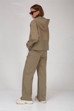 Брюки прямого кроя из хлопка для повседневной носки Mixan 3037/1 - фото 2