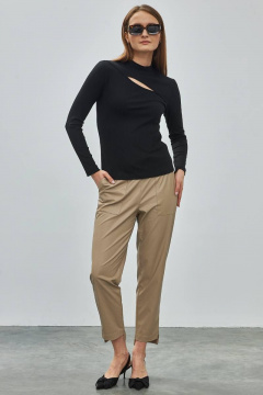 Джемпер с разрезом у горловины и облегающий крой Femme & Devur 30711 1.3F(170) - фото 2