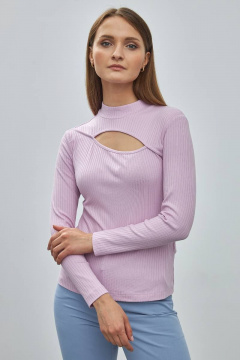 Джемпер с разрезом у горловины и облегающий крой Femme & Devur 30711 1.25F(170) - фото 1