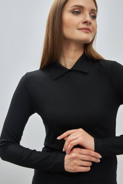 Джемпер облегающий с разрезом и стойкой Femme & Devur 30653 1.3F(170) - фото 3