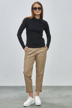 Джемпер облегающий с разрезом и стойкой Femme & Devur 30653 1.3F(170) - фото 2