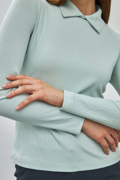 Джемпер облегающий с разрезом и двойной стойкой Femme & Devur 30653 1.15F(170) - фото 4