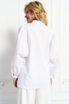 Летняя свободная блуза с рельефами из хлопка MAX 1-042 - фото 2