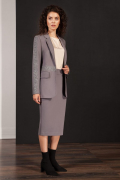 Жакет Nova Line 1989 серый - фото 1