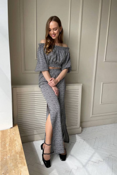 Летний костюм с топом и брюками трубы PUR PUR 939/4 - фото 2