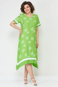 На каждый день платье из хлопка с стразы и карманами Solomeya Lux 950 - фото 1