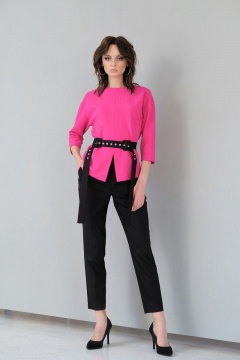 Деловой комплект брюки и джемпер из текстиля Motif 2082 - фото 1