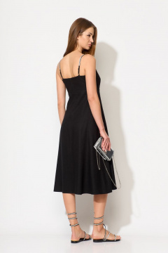 Льняное платье-бандо с регулируемыми бретелями SILVERSPICE S-5312 - фото 2