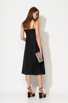 Льняное платье-бандо с регулируемыми бретелями SILVERSPICE S-5312 - фото 3