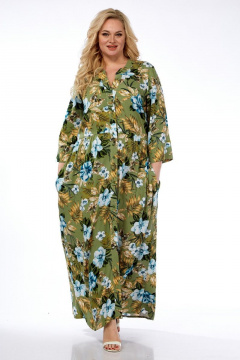 Платье Celentano lite 5003.1 оливковый - фото 2