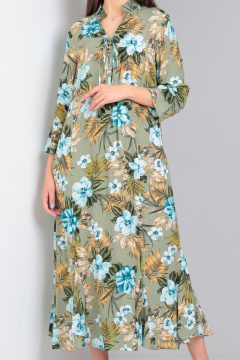 Платье Celentano lite 5001.1 оливковый - фото 5